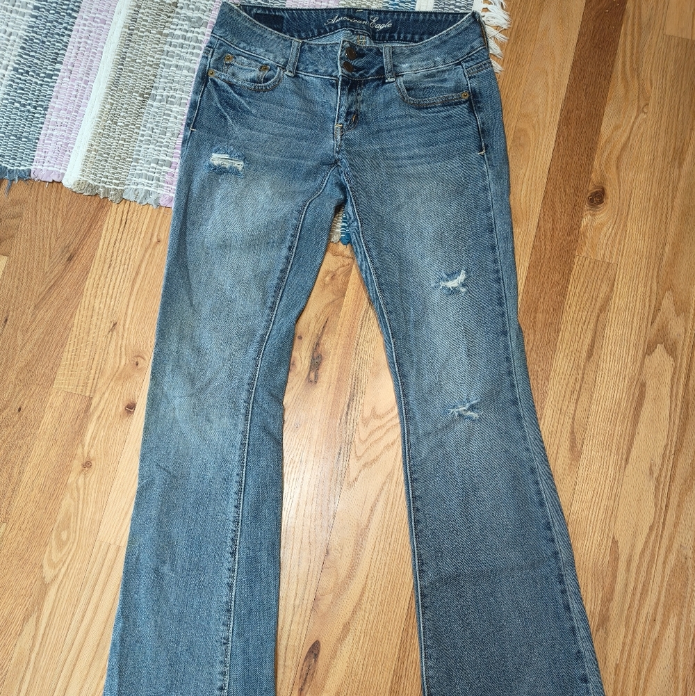American Eagle Outfitters Blue Flare Jeans